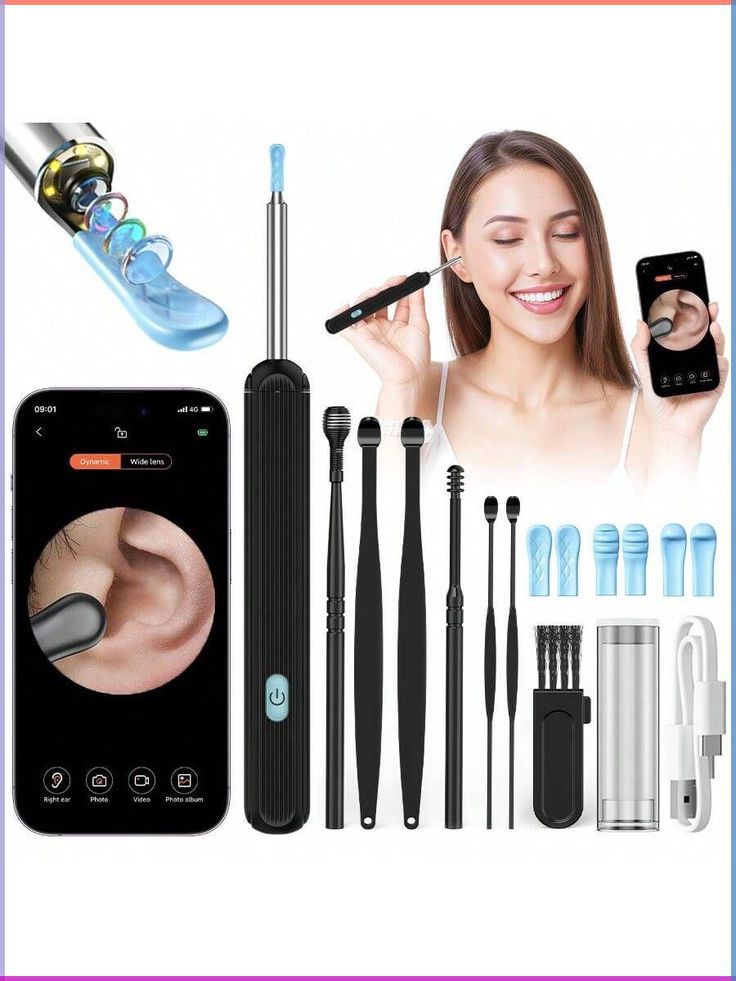 025 Upgraded Visual Ear Wax Remover: Safe Ear Endoscope with 5MP Camera