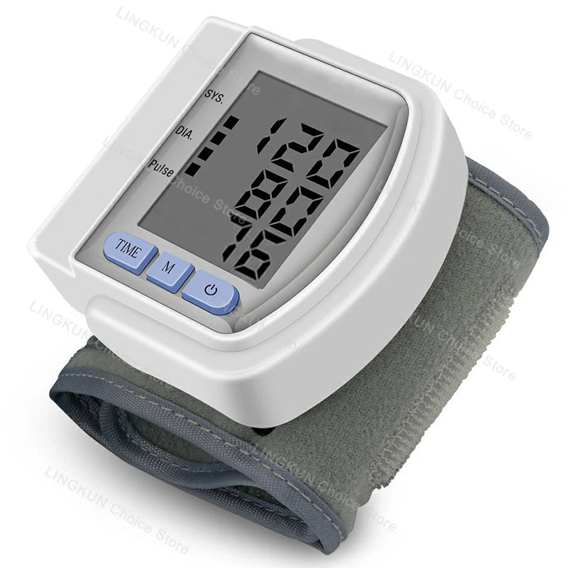 Digital Wrist Blood Pressure Monitor – Automatic BP & Heart Rate Pulse Meter