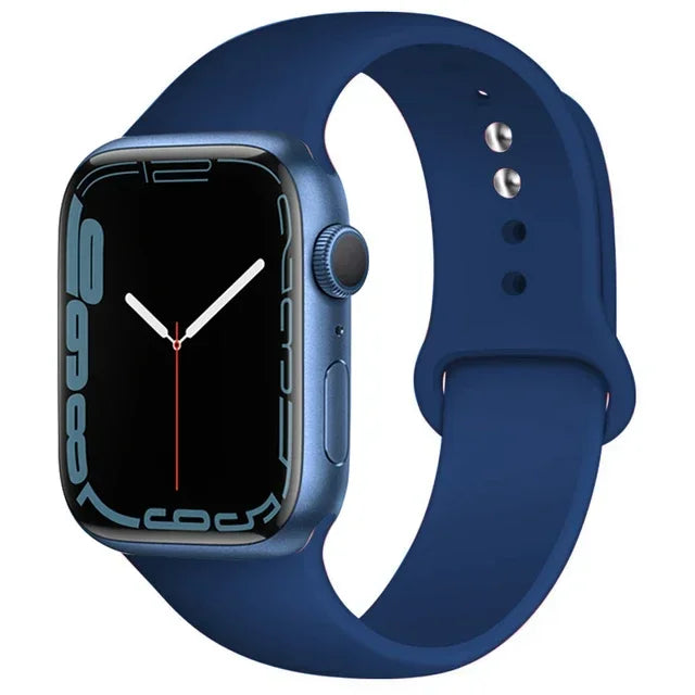 Apple Watch Silicone Sport Band (38–49mm, Series 11–Ultra3)