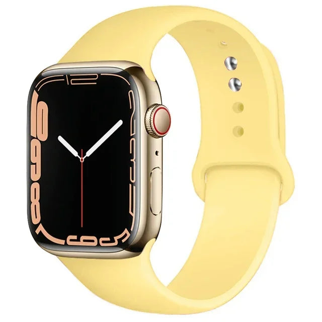 Apple Watch Silicone Sport Band (38–49mm, Series 11–Ultra3)