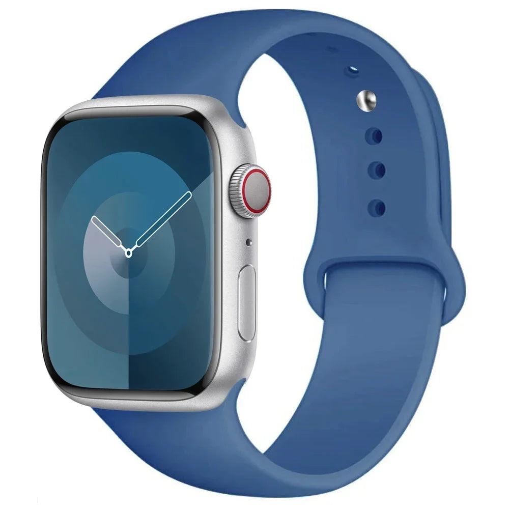 Apple Watch Silicone Sport Band (38–49mm)