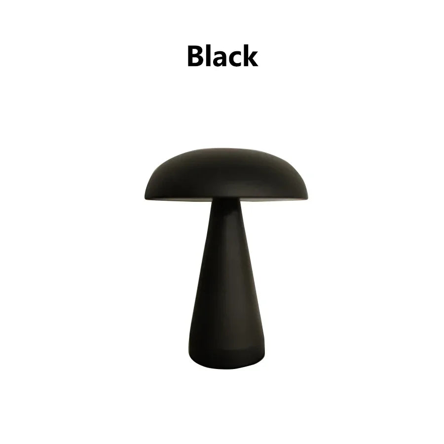 Retro LED Touch Table Lamp – 3 Colors, Rechargeable, Bedside & Outdoor Light