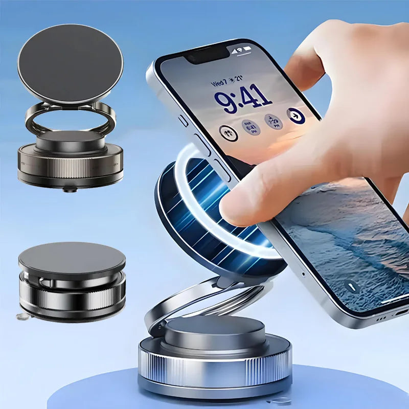 Magnetic 360° Rotatable Foldable Suction Cup Car Phone Holder