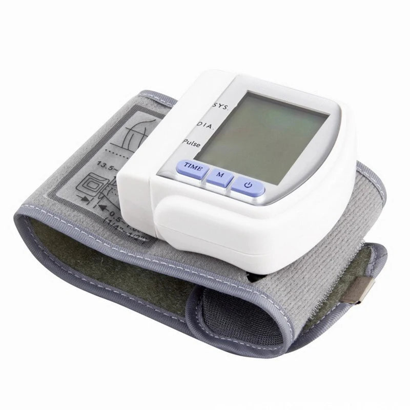 Digital Wrist Blood Pressure Monitor – Automatic BP & Heart Rate Pulse Meter