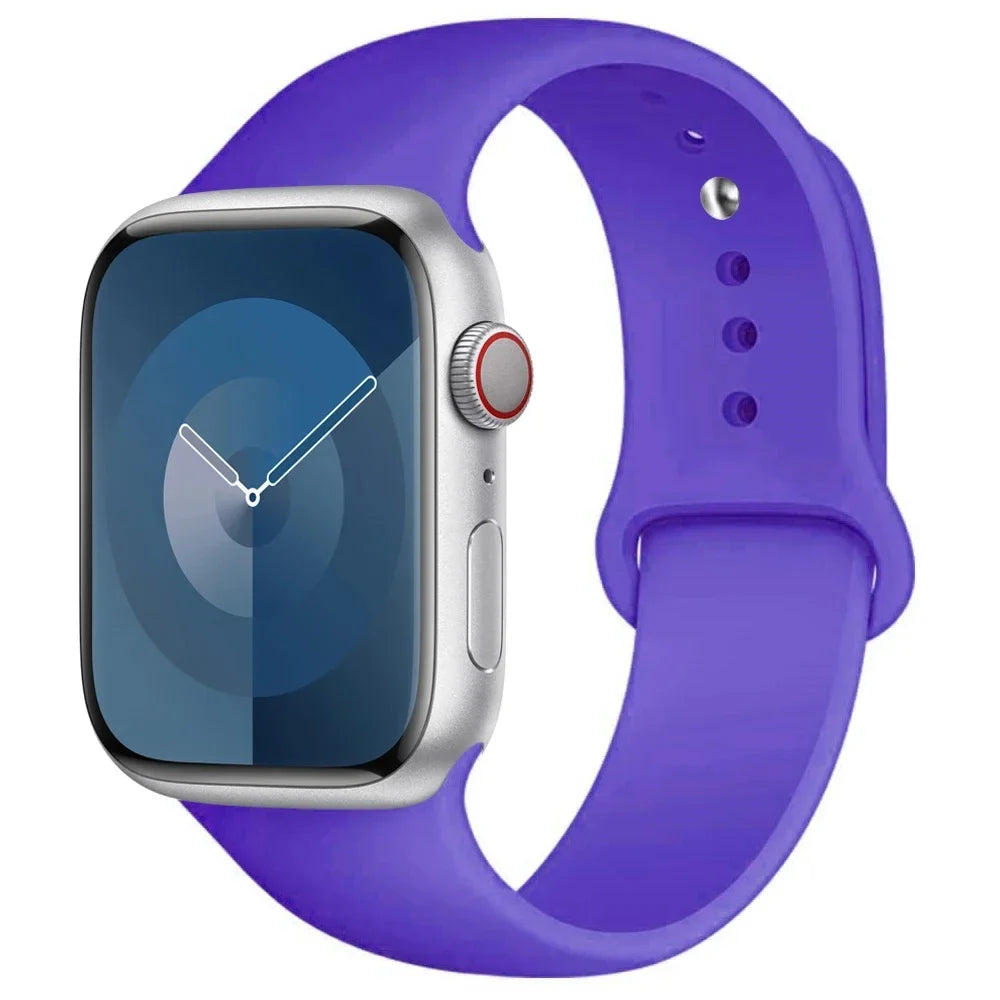 Apple Watch Silicone Sport Band (38–49mm)