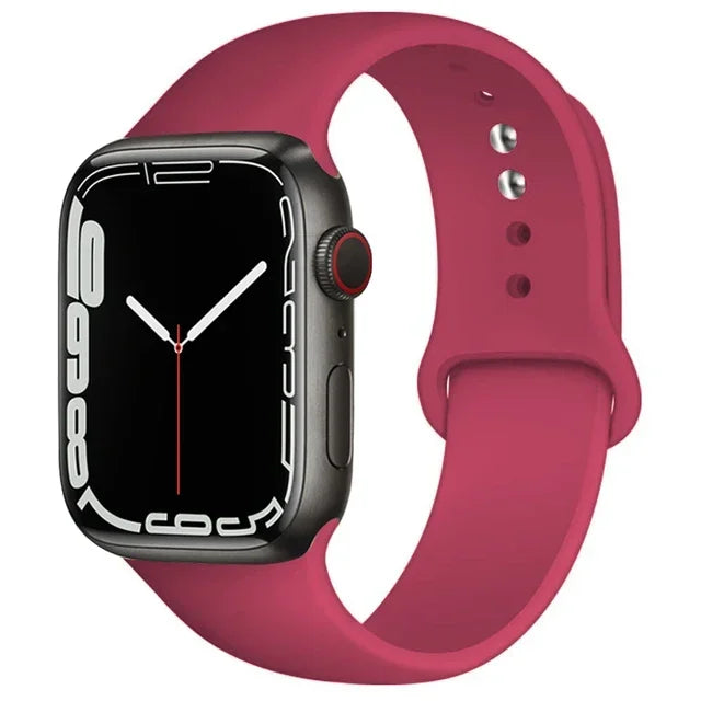 Apple Watch Silicone Sport Band (38–49mm, Series 11–Ultra3)