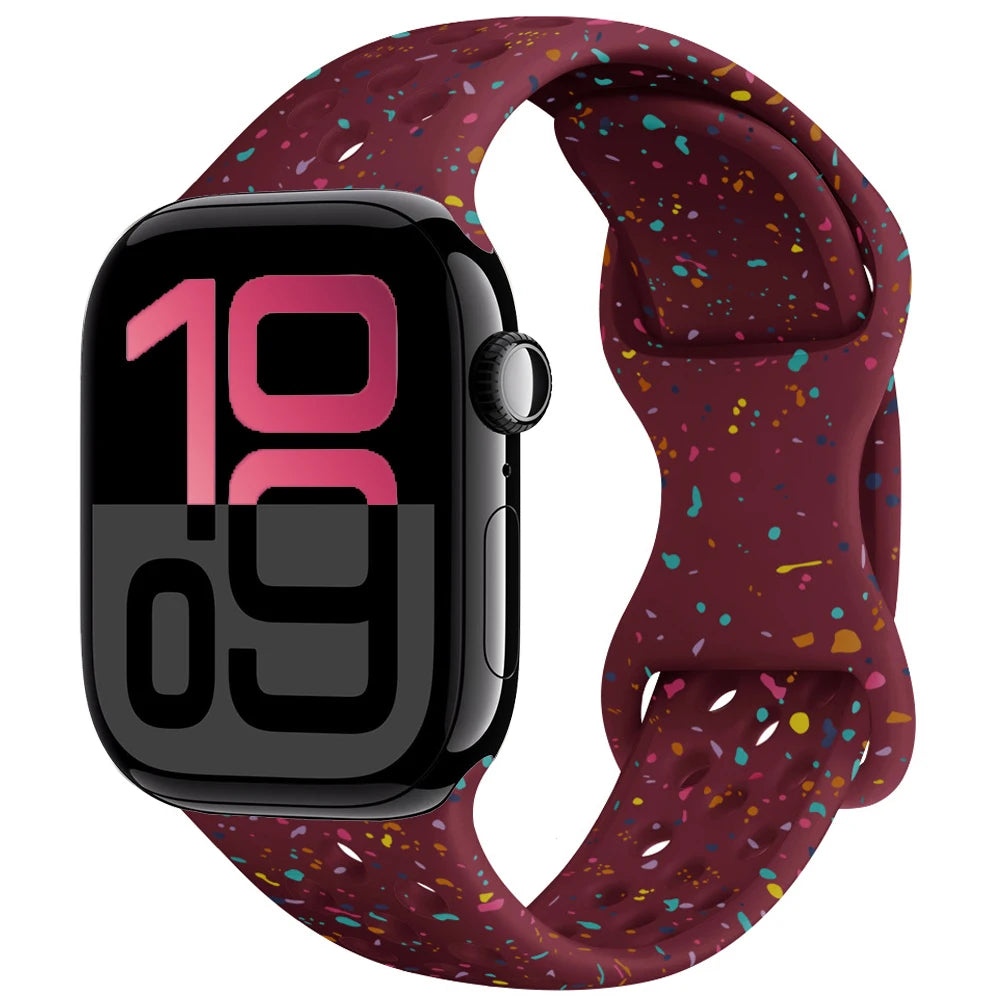 Apple Watch Silicone Strap (40–49mm, All Series)