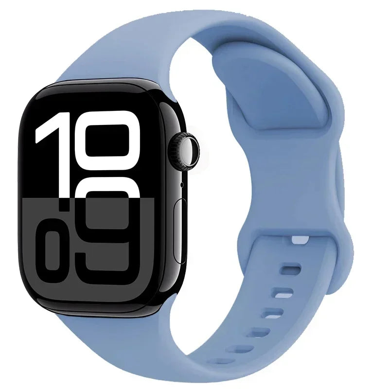 Apple Watch Silicone Strap (40–49mm, All Series)