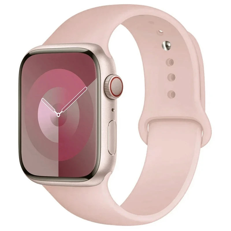 Apple Watch Silicone Sport Band (38–49mm, Series 11–Ultra3)