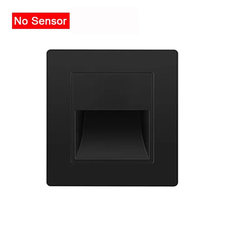 PIR Motion Sensor LED Night Light AC 110–240V for Wall & Staircase