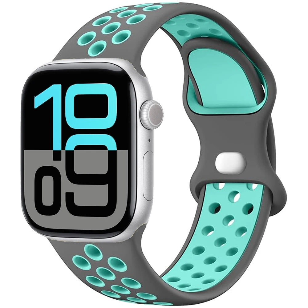 Apple Watch Silicone Strap (40–49mm, All Series)