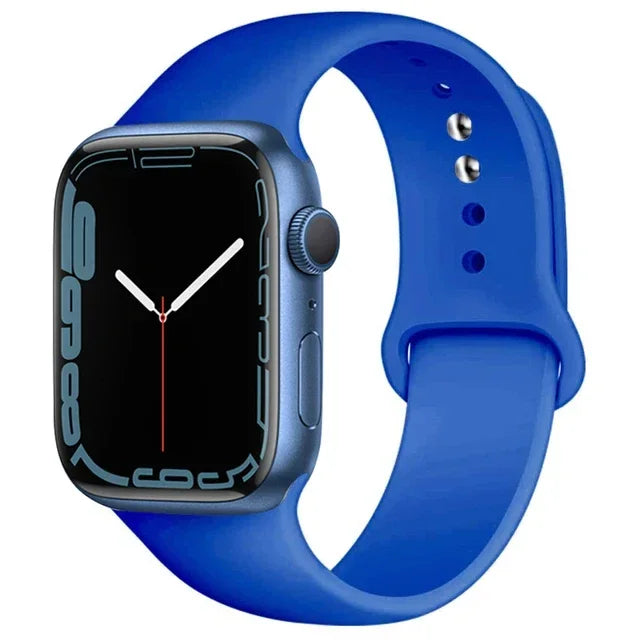 Apple Watch Silicone Sport Band (38–49mm, Series 11–Ultra3)
