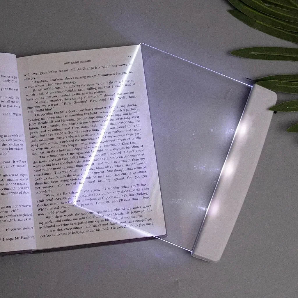 Smart LED læselampe med blødt lys – perfekt til natlæsning uden at belaste øjnene