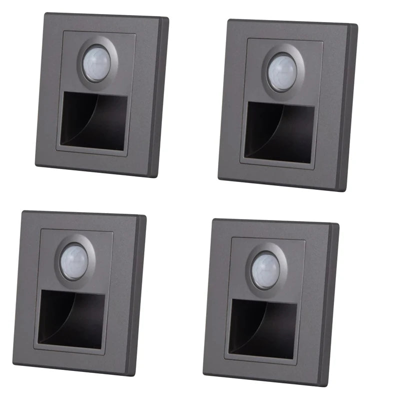 PIR Motion Sensor LED Night Light AC 110–240V for Wall & Staircase