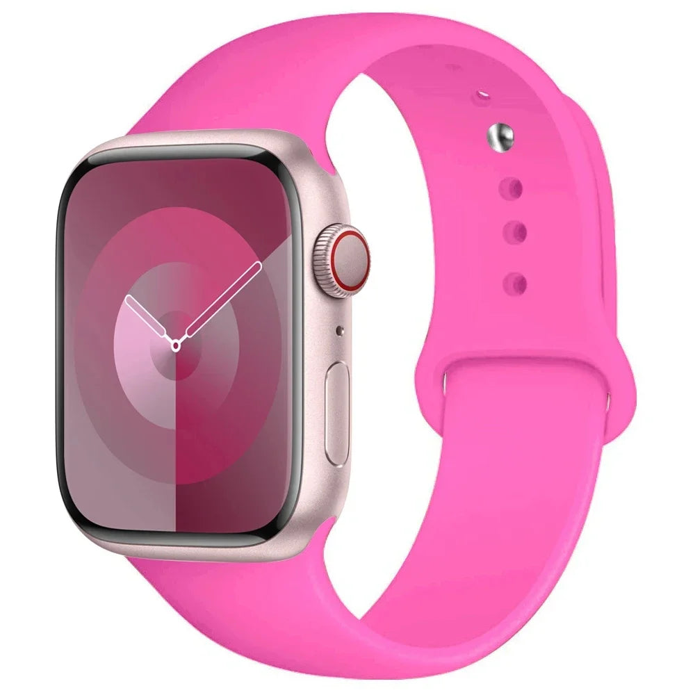 Apple Watch Silicone Sport Band (38–49mm)