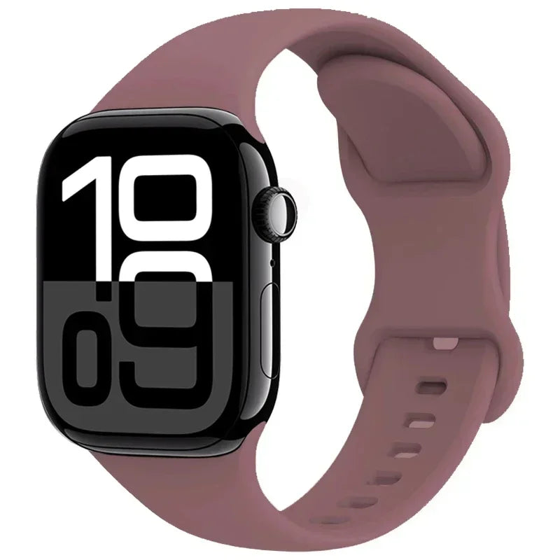 Apple Watch Silicone Strap (40–49mm, All Series)