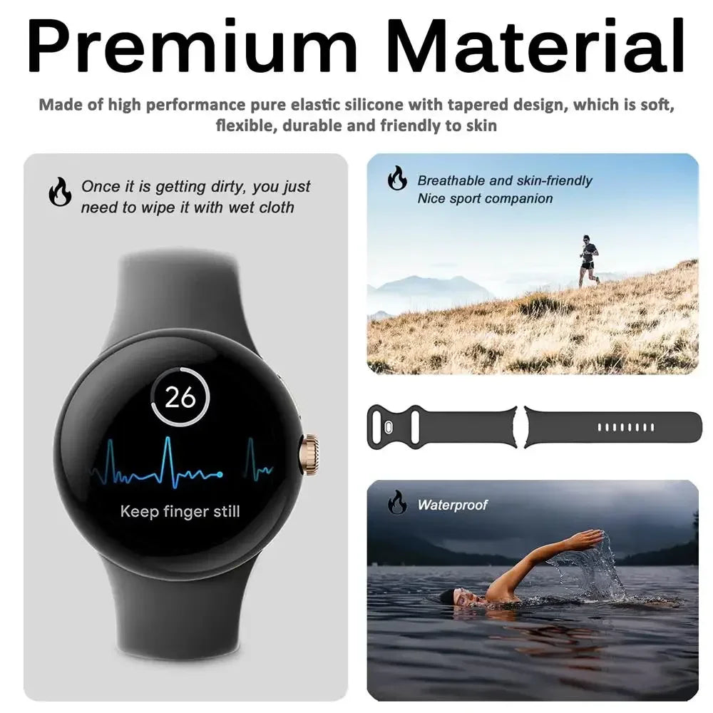 Google Pixel Watch Silicone Strap (41–45mm)