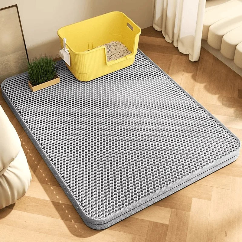 Extra Large Waterproof Cat Litter Mat (2-Layer, Non-Slip)