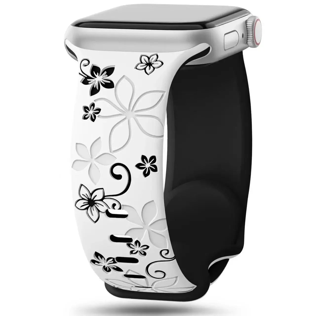 Apple Watch Engraved Silicone Band (40–49mm)