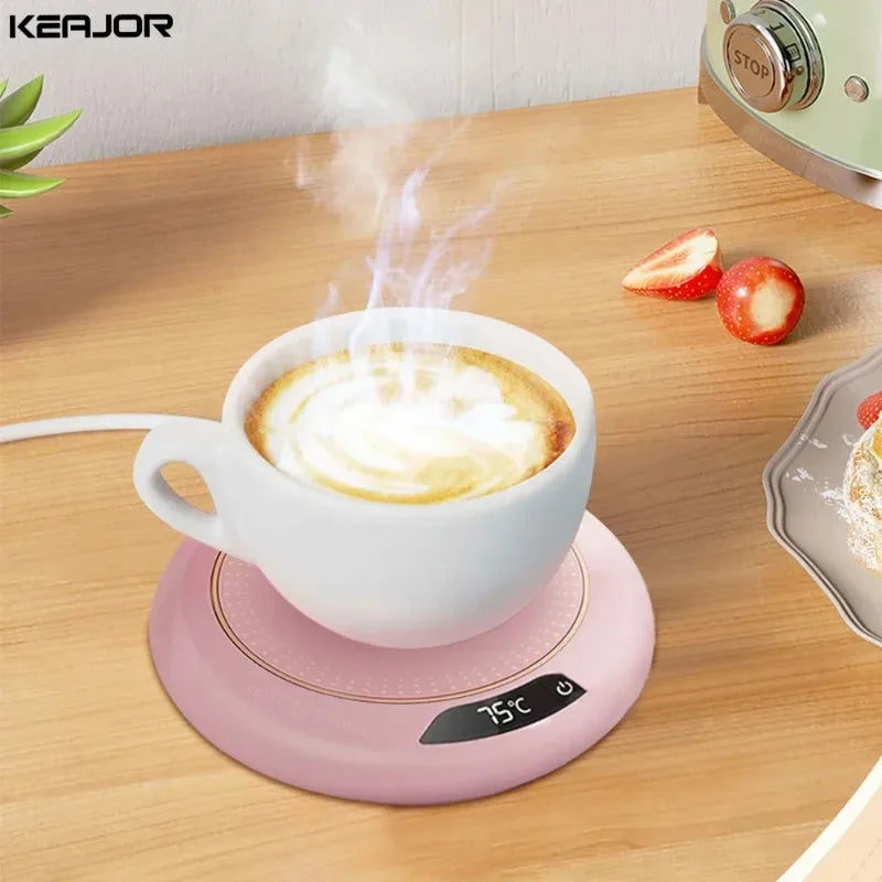 Smart Heated Mug Coaster with 3 Temperature Levels