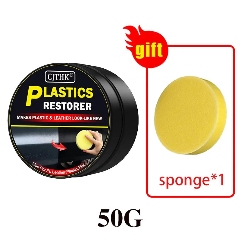 Car Plastic & Leather Restorer – Back to Black Gloss Auto Polish Coating