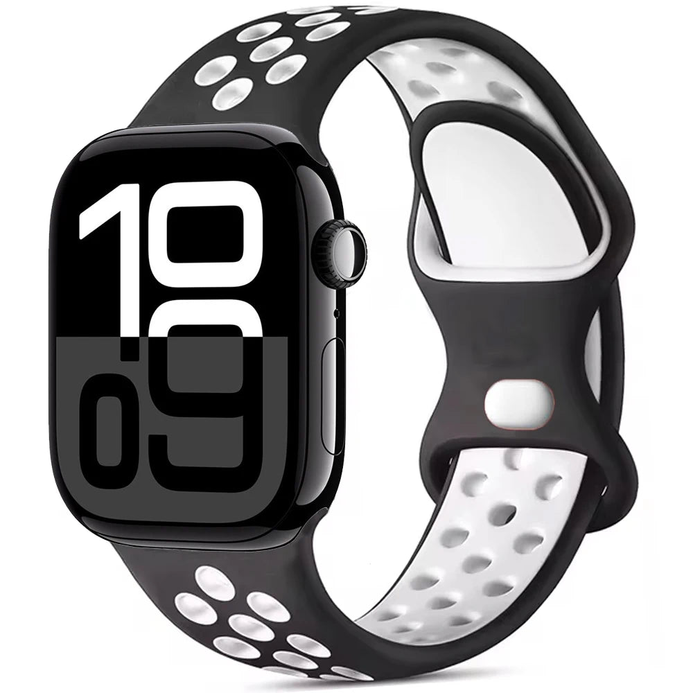 Apple Watch Silicone Strap (40–49mm, All Series)