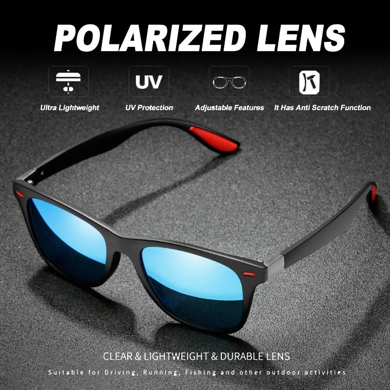 Night Vision Polarized Glasses – PC Frame Sunglasses for Day & Night Driving and Outdoor Sports