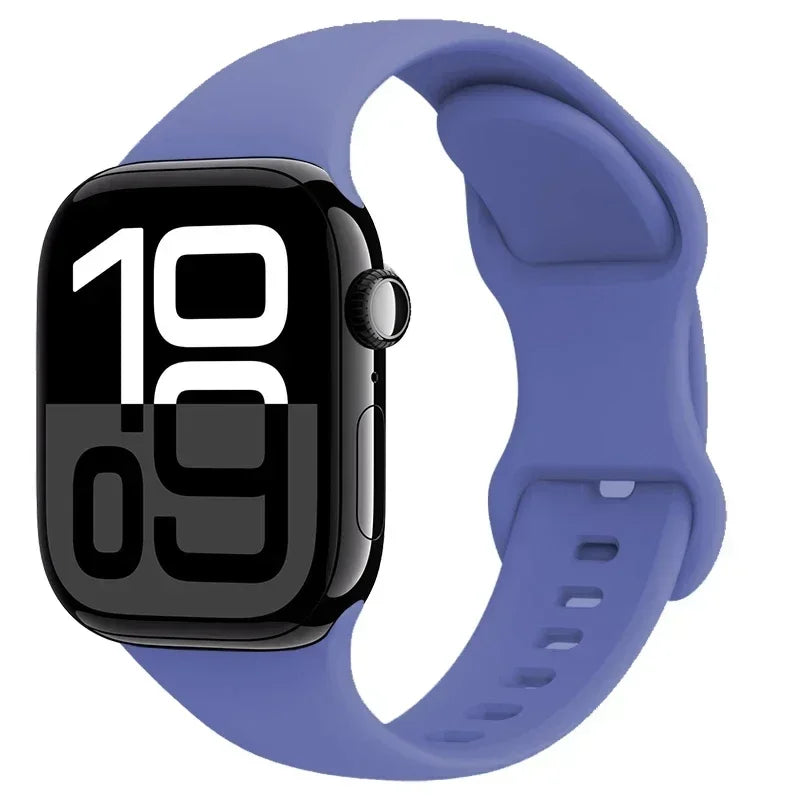 Apple Watch Silicone Strap (40–49mm, All Series)