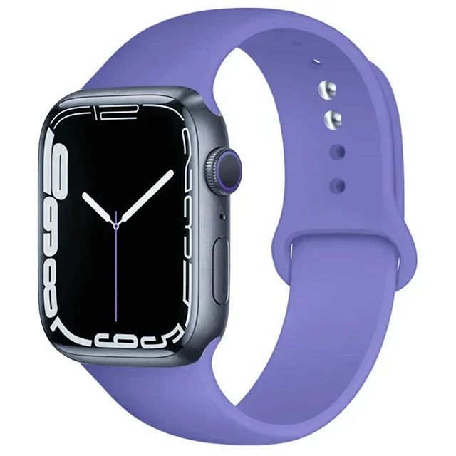 Apple Watch Silicone Sport Band (38–49mm, Series 11–Ultra3)
