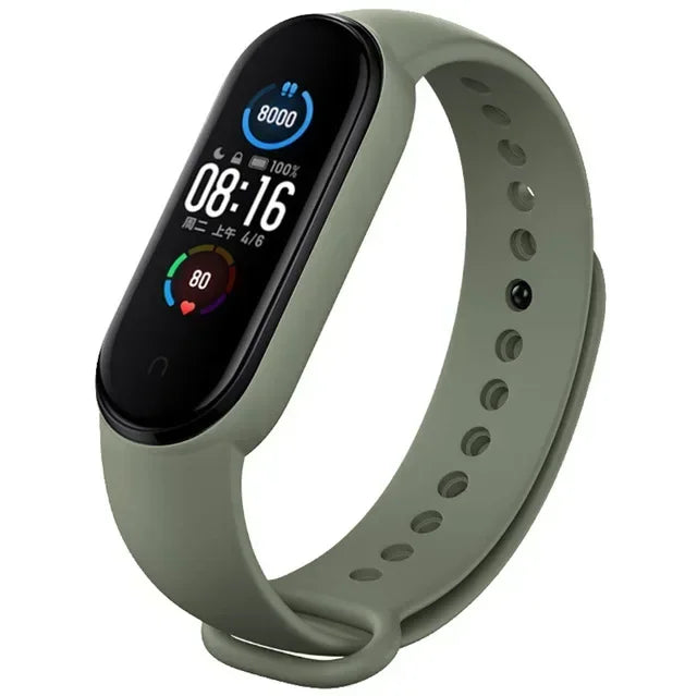 Silicone Watch Strap for Xiaomi Mi Band 3/4/5/6/7 – Replacement Wristband Accessory