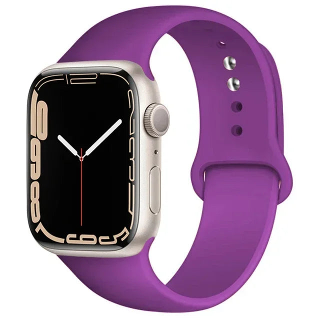 Apple Watch Silicone Sport Band (38–49mm, Series 11–Ultra3)
