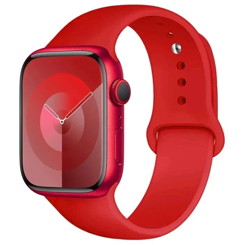 Apple Watch Silicone Sport Band (38–49mm, Series 11–Ultra3)