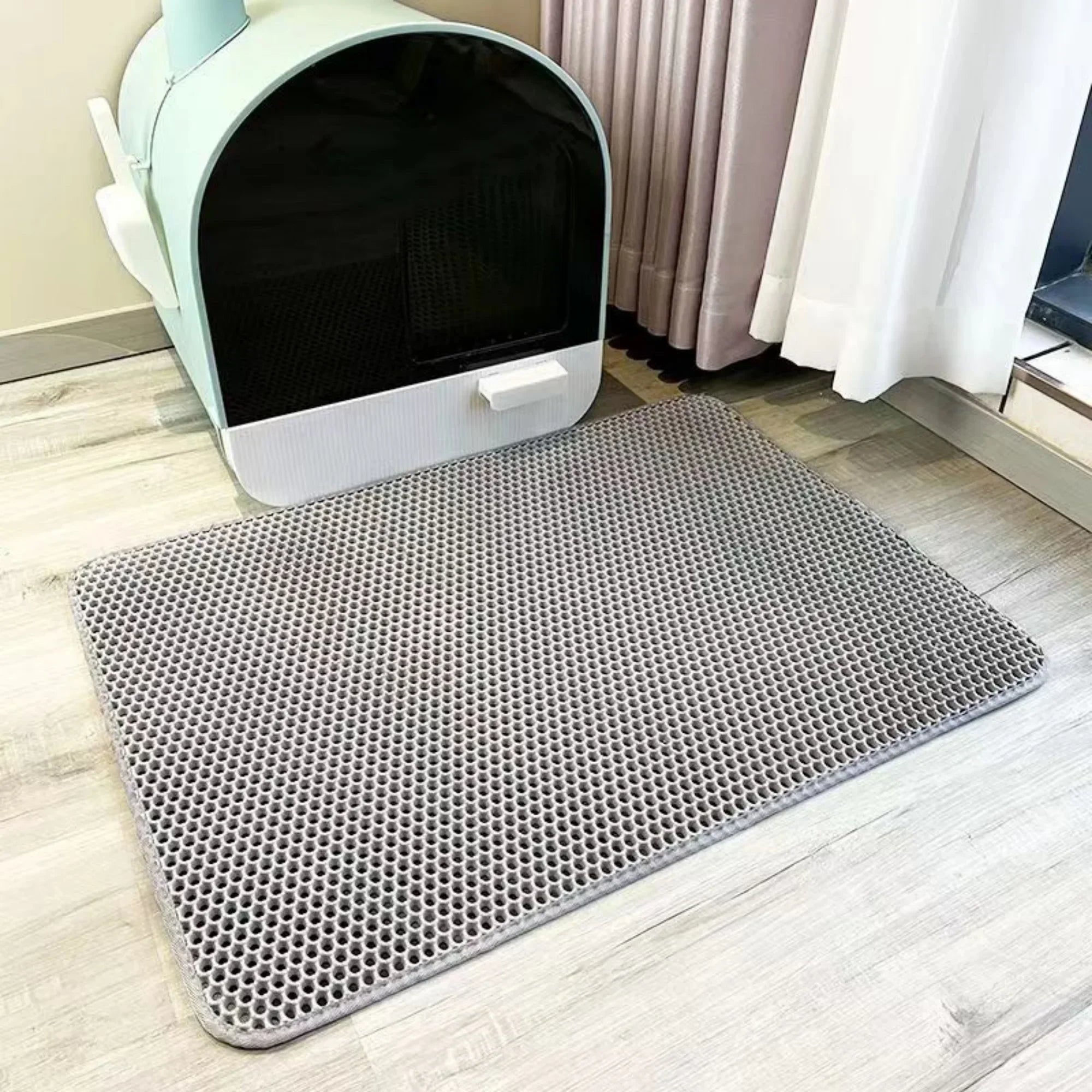 Extra Large Waterproof Cat Litter Mat (2-Layer, Non-Slip)