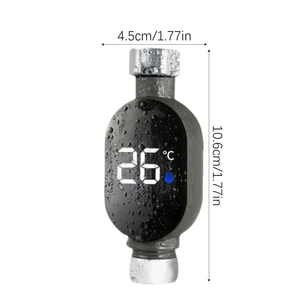 LED Digital Shower Temperature Gauge – Waterproof & Safe