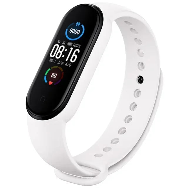 Silicone Watch Strap for Xiaomi Mi Band 3/4/5/6/7 – Replacement Wristband Accessory
