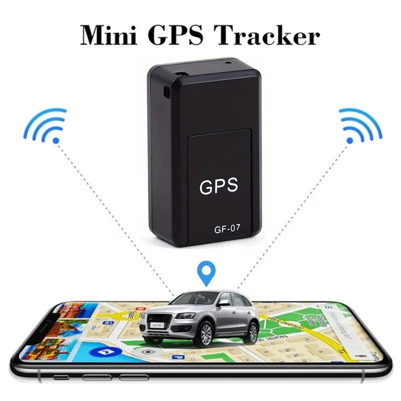 GF-07 GPS Tracker – Compact Real-Time Vehicle Locator, Easy Install & Remote Tracking