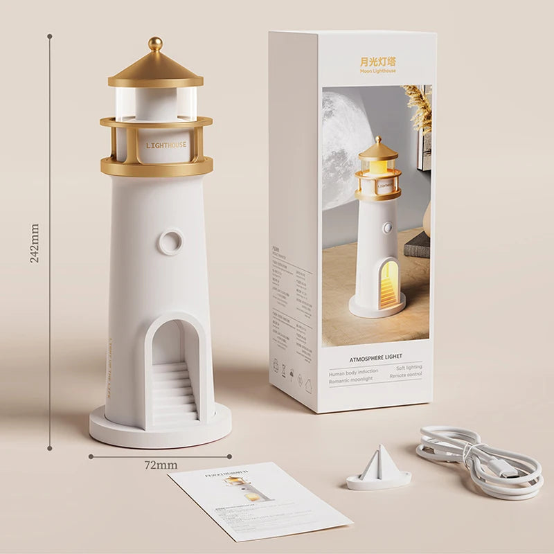 Moon Lamp Projector with Bluetooth, Remote & Motion Sensor Ambient Light