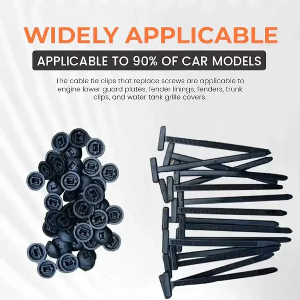 Cable Tie Buckle Clips – Fender, Mudguard & Trunk Fasteners