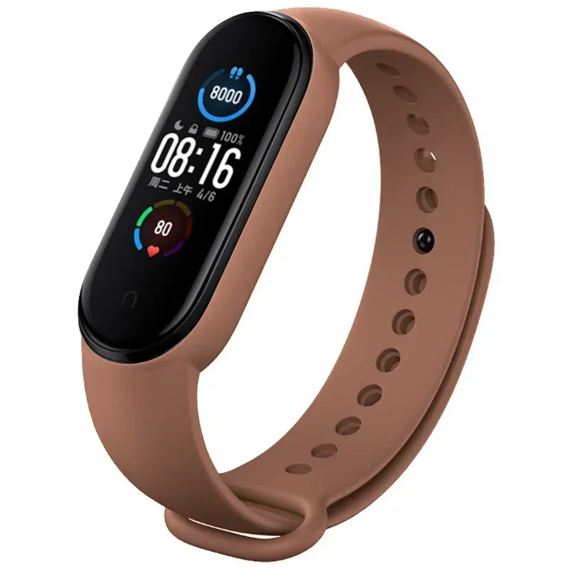 Silicone Watch Strap for Xiaomi Mi Band 3/4/5/6/7 – Replacement Wristband Accessory