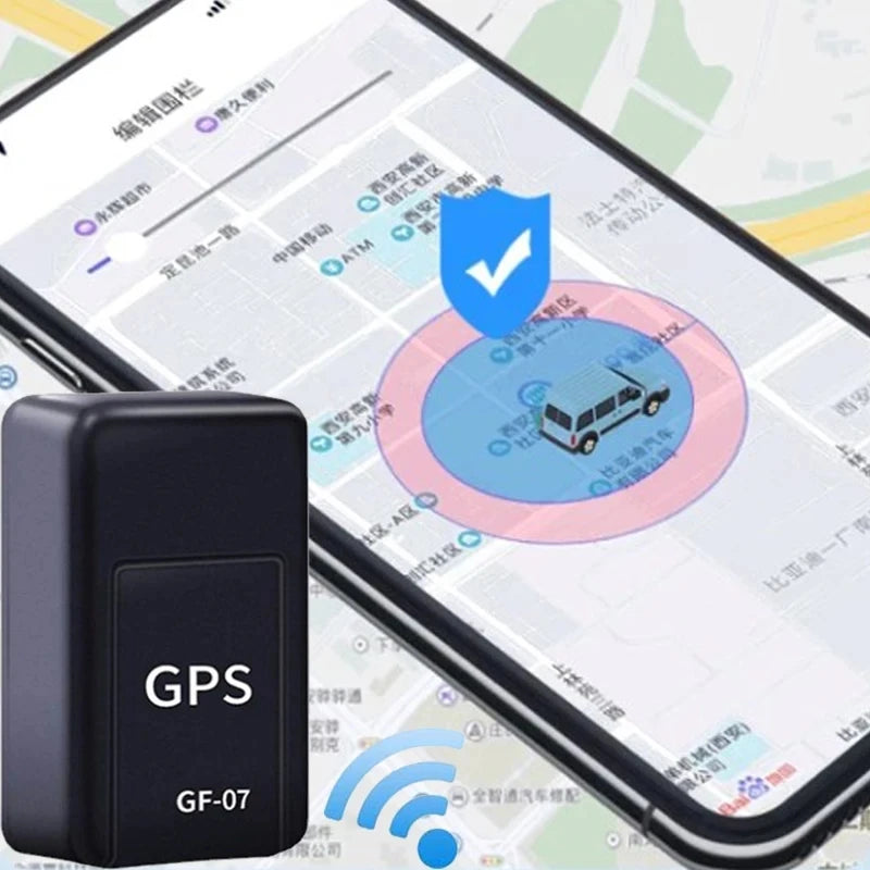 GF-07 GPS Tracker – Compact Real-Time Vehicle Locator, Easy Install & Remote Tracking