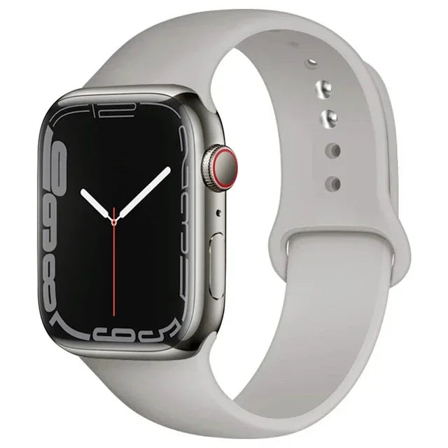 Apple Watch Silicone Sport Band (38–49mm, Series 11–Ultra3)