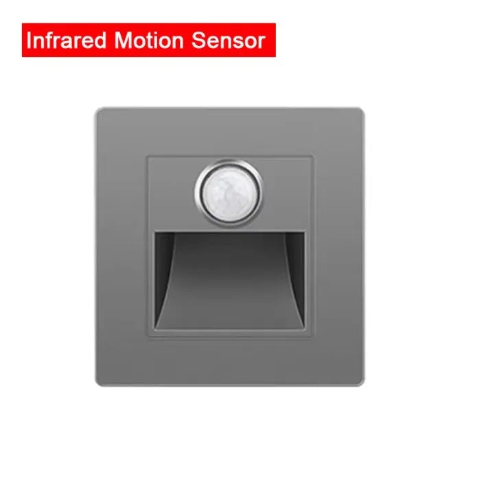 PIR Motion Sensor LED Night Light AC 110–240V for Wall & Staircase