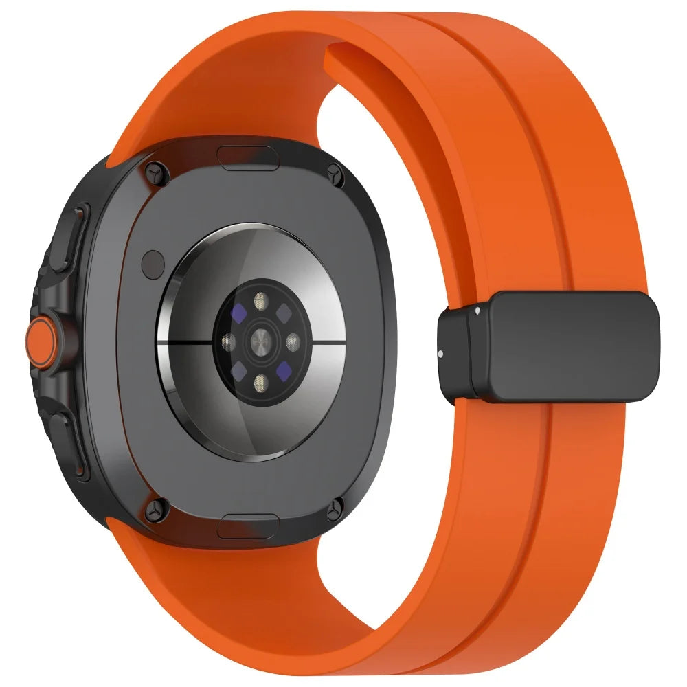 Samsung Galaxy Watch 8 Magnetic Silicone Sport Band (40–44mm, Classic 46mm)