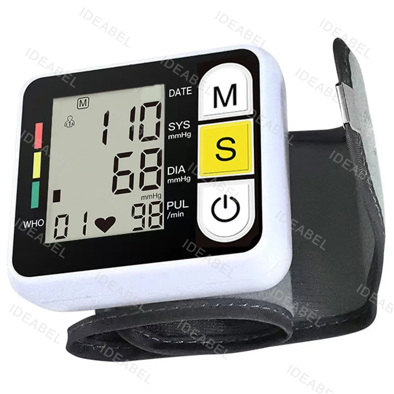 Digital Wrist Blood Pressure Monitor – Automatic BP & Heart Rate Pulse Meter