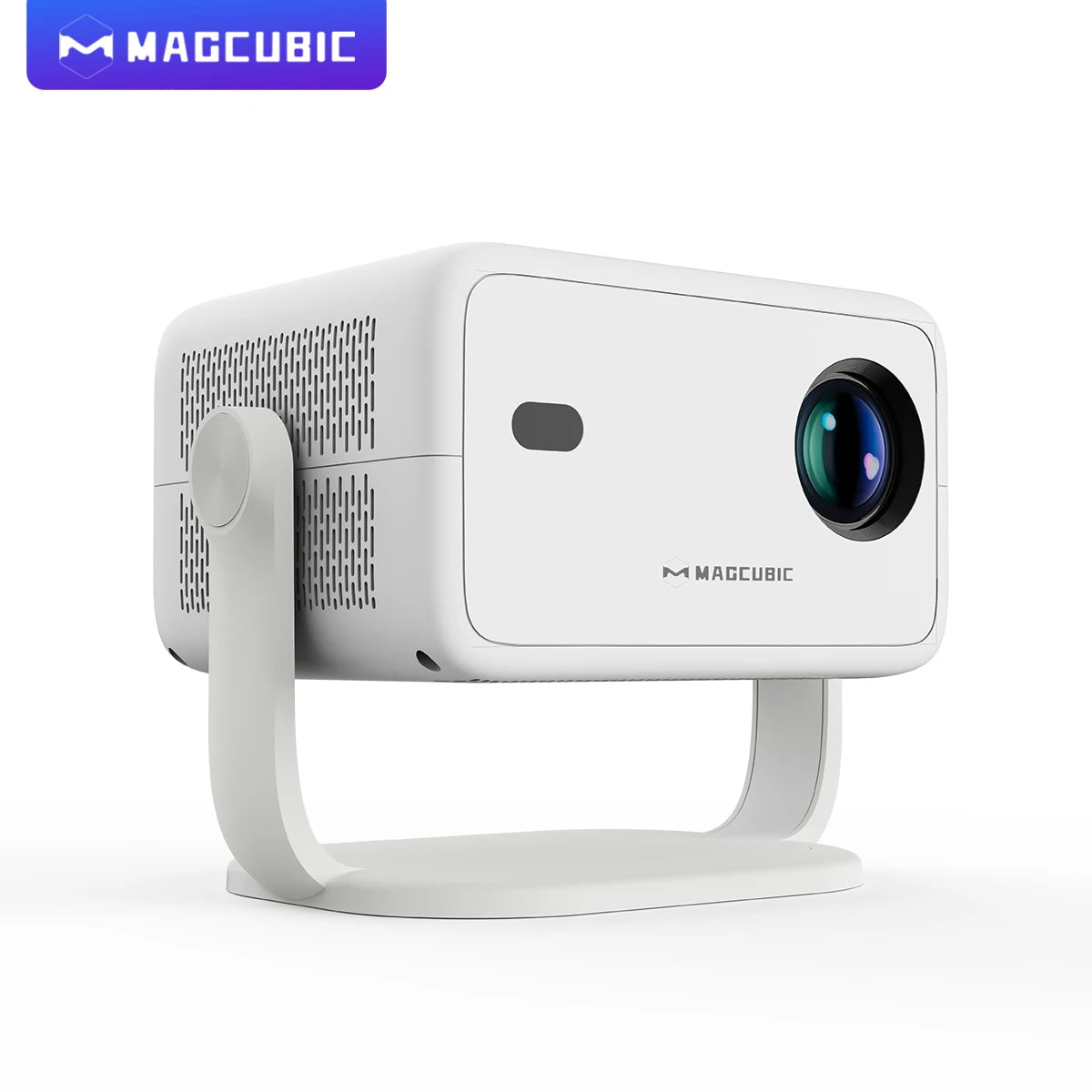 Magcubic 1080P Projector – 650 ANSI, 8K Support, Android 14, 360° Rotation, Auto Focus & Keystone, WiFi 6 & BT 5.4