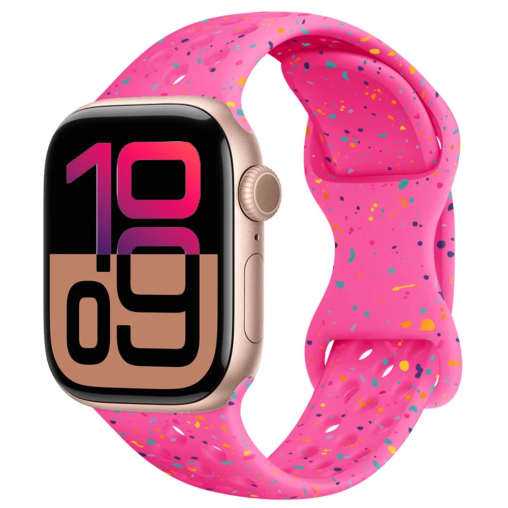 Apple Watch Silicone Strap (40–49mm, All Series)