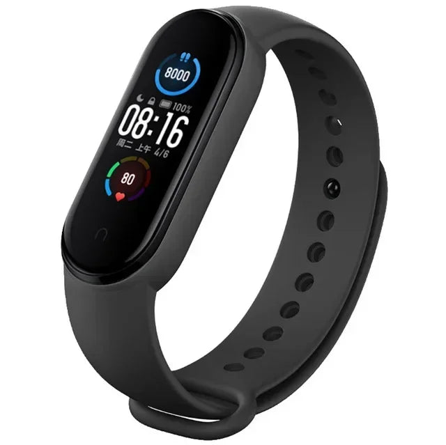 Silicone Watch Strap for Xiaomi Mi Band 3/4/5/6/7 – Replacement Wristband Accessory