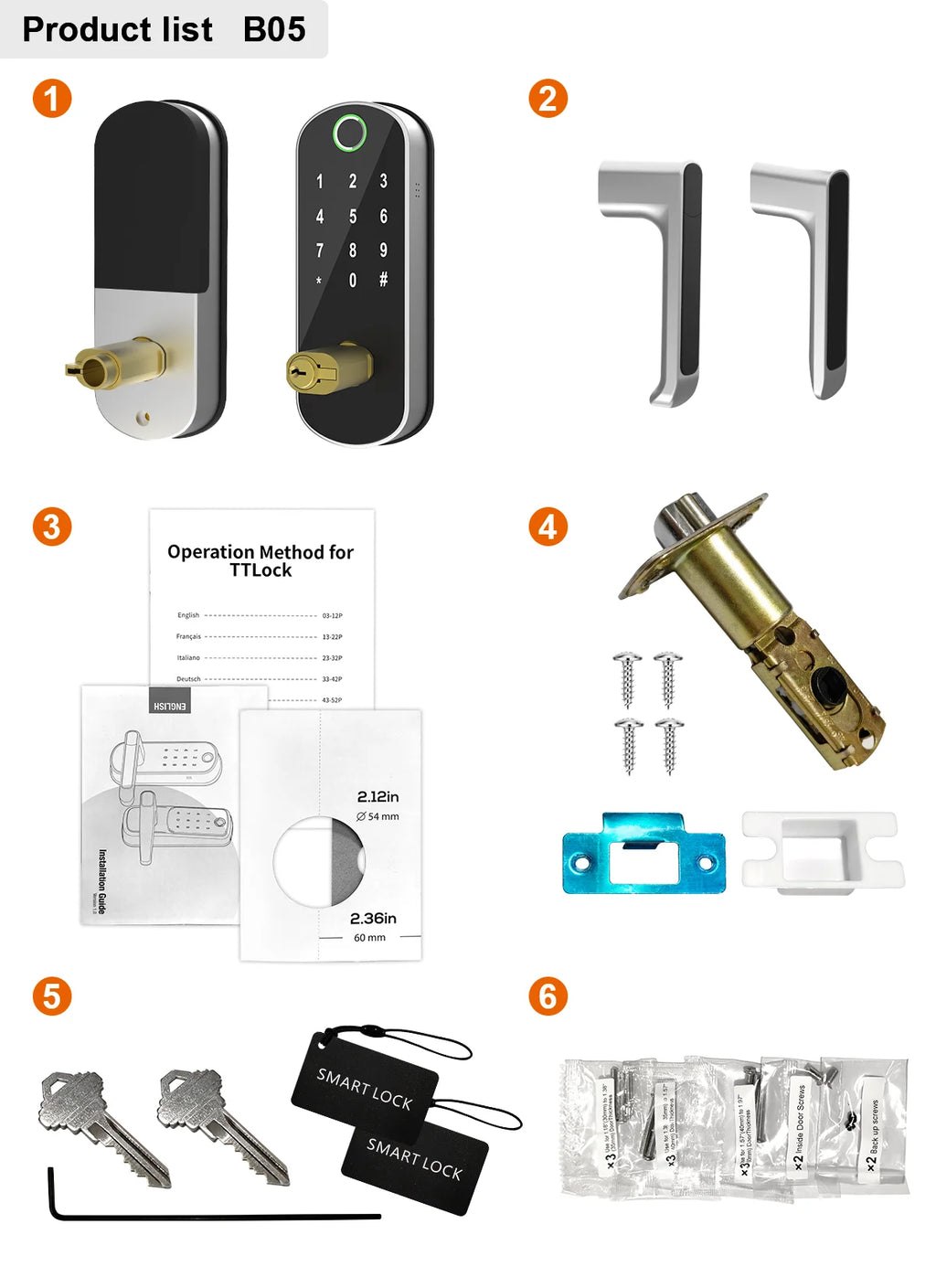 Keyless touchscreen keypad