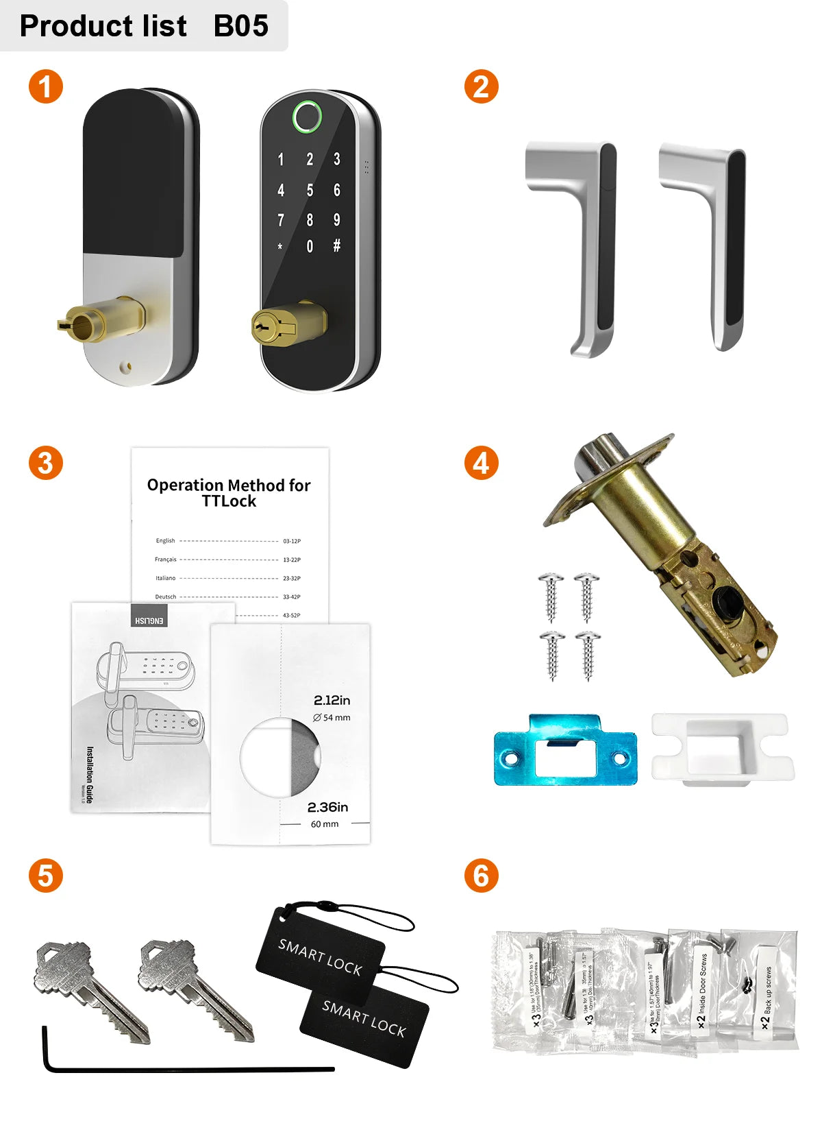 Keyless touchscreen keypad