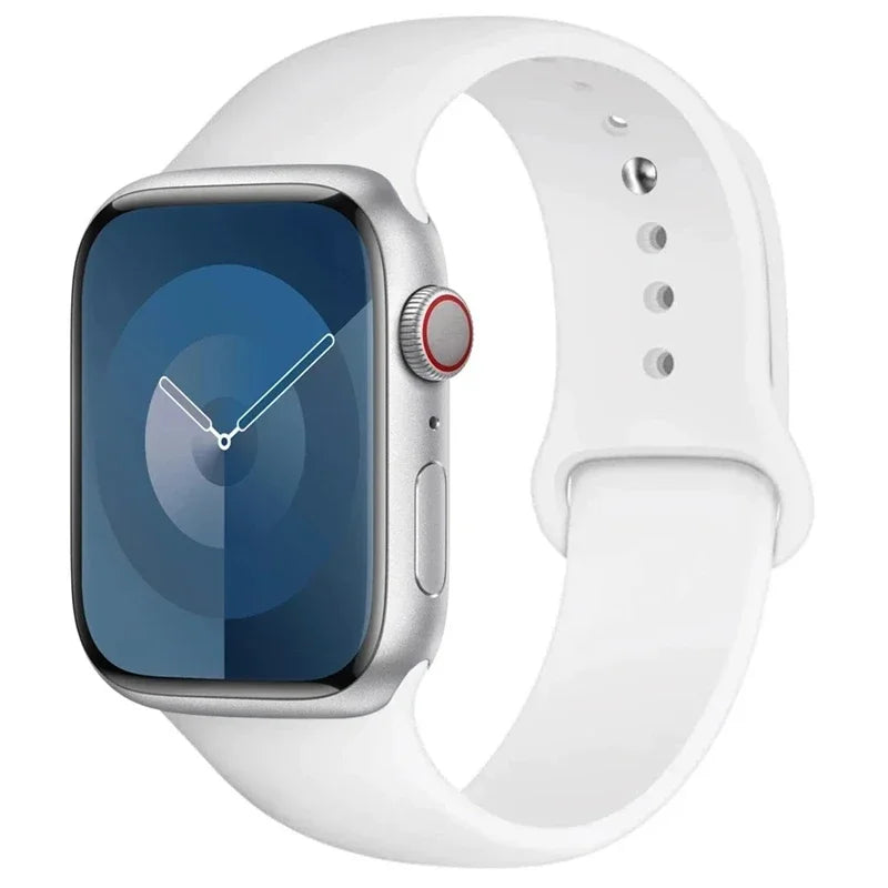 Apple Watch Silicone Sport Band (38–49mm, Series 11–Ultra3)